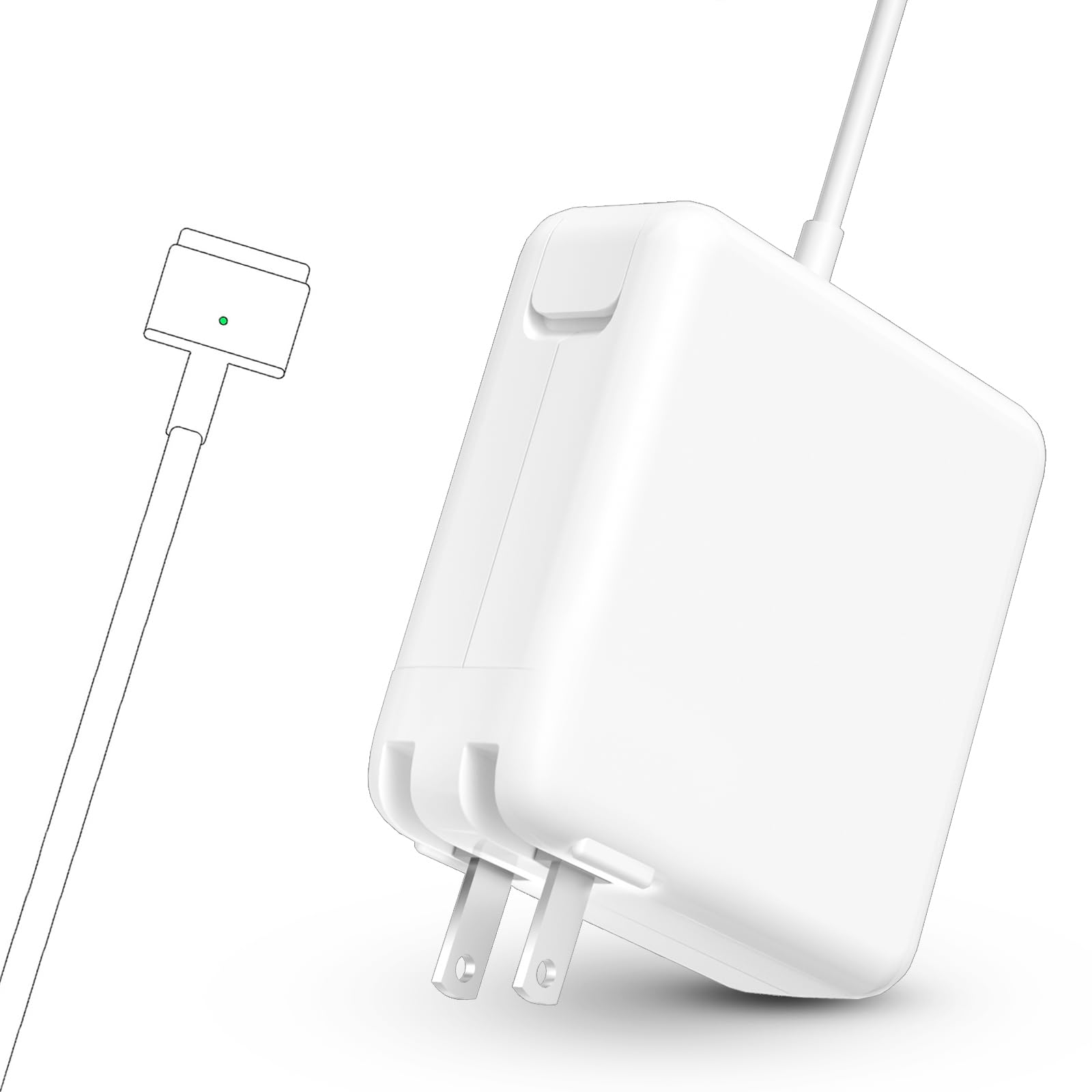 MacBookアクセサリー 85W MagSafe2 Power Adapter Amazon.com: Mac Book Pro Charger - 85W Mag 2 Power Adapter